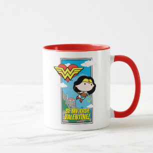 Taza Chibi Wonder Woman - Dime La Verdad Valentine