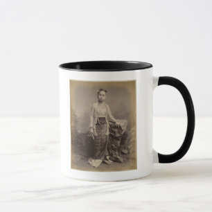 Taza Chica birmano joven, c.1875
