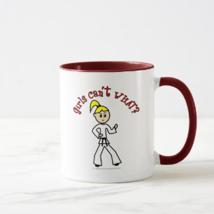 Taza Chica Blonde Karate
