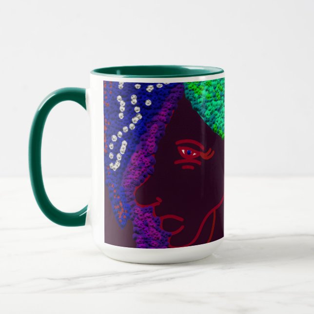Taza Chica con Cabello Acolchado (Izquierda)