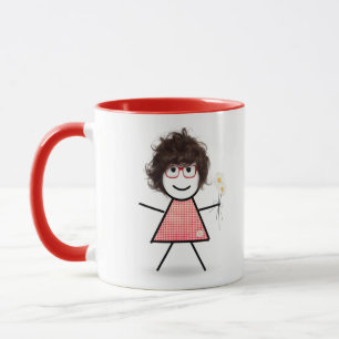 Taza Chica con maricas y citas