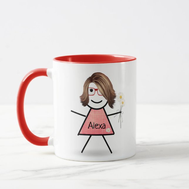 Taza Chica con maricones y cita Inspiradora (Izquierda)