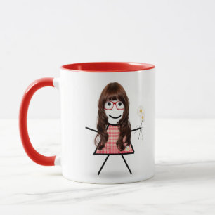 Taza Chica con maricones y cita Inspiradora