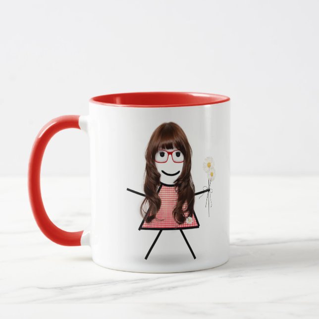 Taza Chica con maricones y cita Inspiradora (Izquierda)