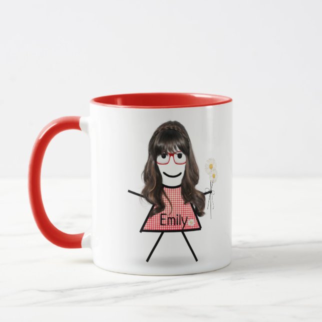 Taza Chica con maricones y cita Inspiradora (Izquierda)