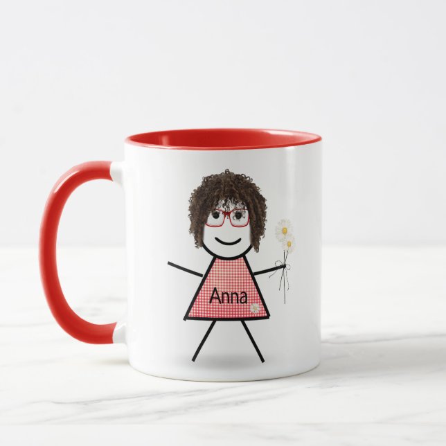 Taza Chica con maricones y cita Inspiradora (Izquierda)