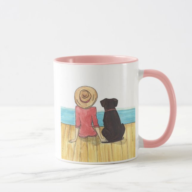 Taza Chica con su perro mug (Derecha)