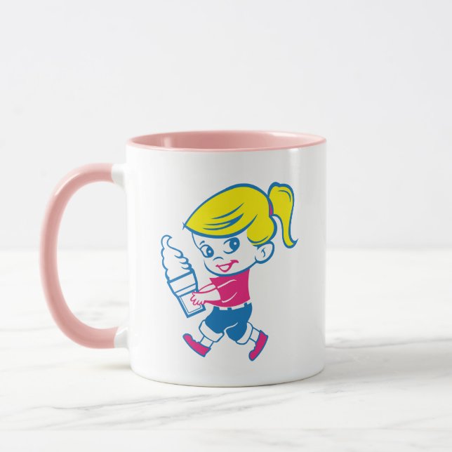 Taza Chica de helado Mug en rosa (Izquierda)
