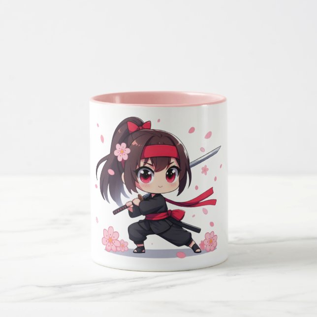 Taza Chica de la floración guerrera de ninja (Centro)