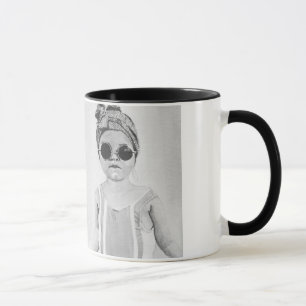 Taza Chica de la moda con la cita de motivación