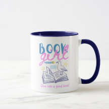 Chica de Libros Verano Playa Gaviota Personalizado