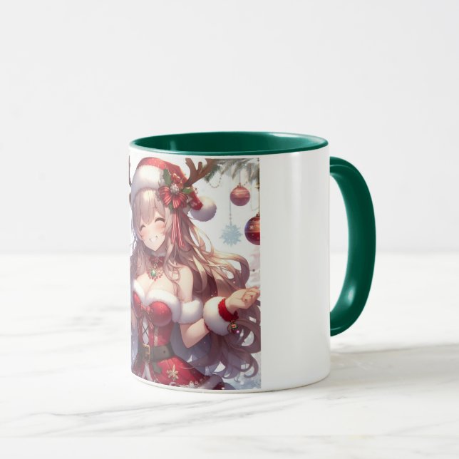 Taza Chica de Navidades de anime (Anverso derecho)