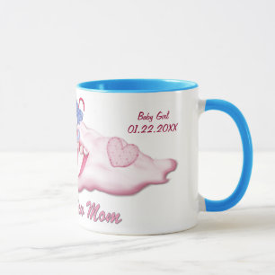 Taza Chica de oso paraguas para nueva mamá - Personaliz