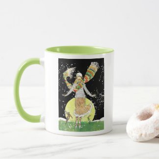 Taza Chica de patinaje artístico deco en la nieve