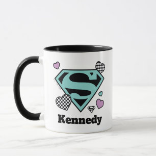 Taza Chica de patinaje Supergirl Hearts S-Shield
