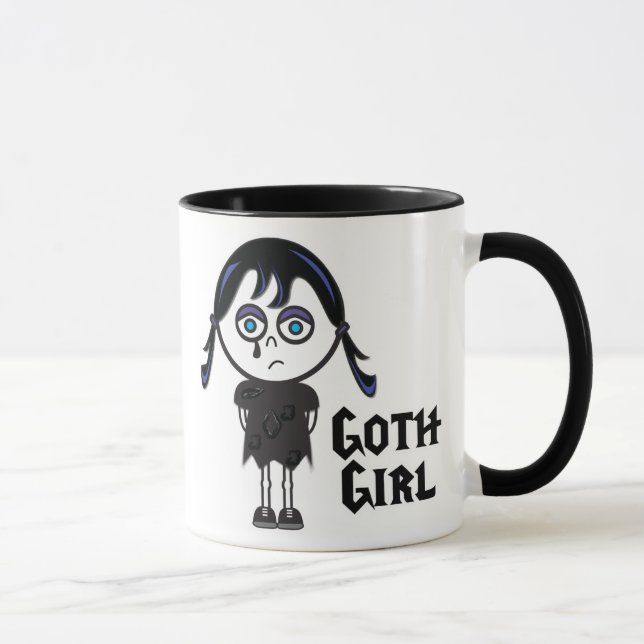 Taza Chica Emo gótico, Chica Emo Gótico (Derecha)