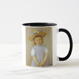 Taza Chica en un Gorra de paja, Mary Cassatt