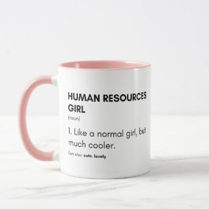 Taza Chica guay de Recursos Humanos que dice