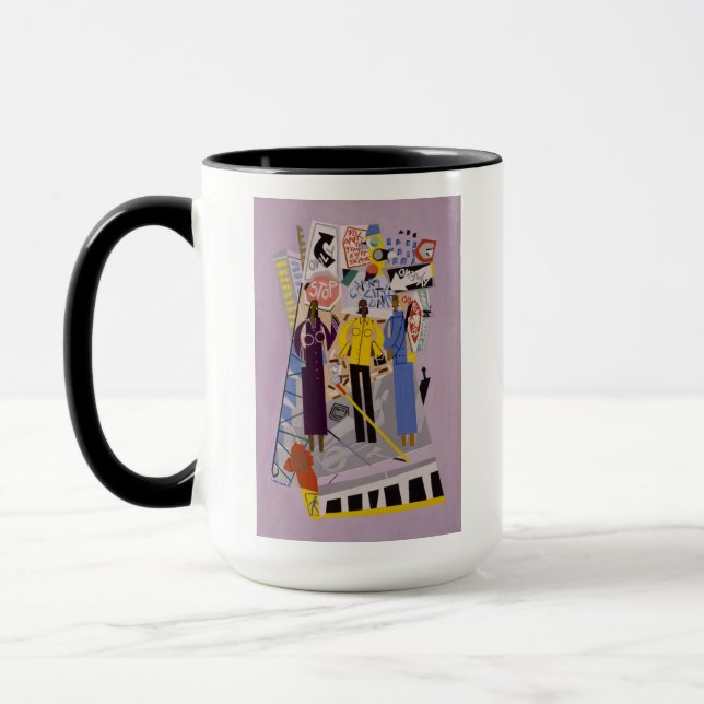 Taza Chica hablando después de cinco (Izquierda)