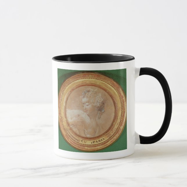 Taza Chica joven que exprime su pecho (Derecha)