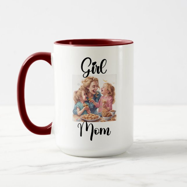 Taza Chica Mom 15oz Mug/Mother's Day Mugs (Izquierda)