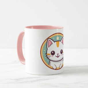 Taza Chica que ama la fiesta de cumpleaños de los gatit