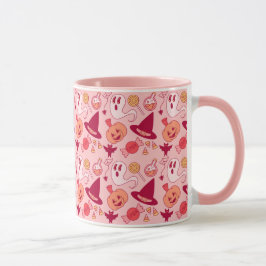 Taza Chica rosado de Halloween Cute Pastel