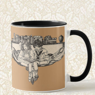 Taza Chica y lectura de niños