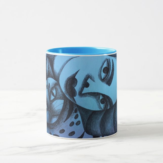 Taza Chica y su gato (Centro)