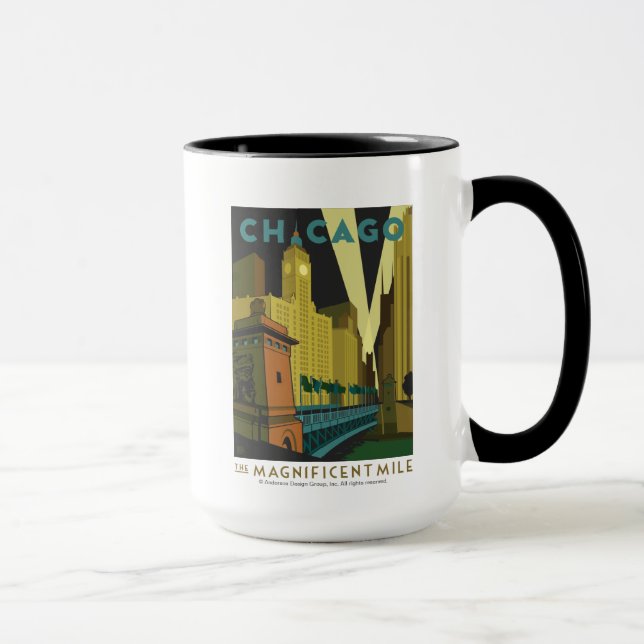 Taza Chicago, IL - La Magnífica Milla (Derecha)