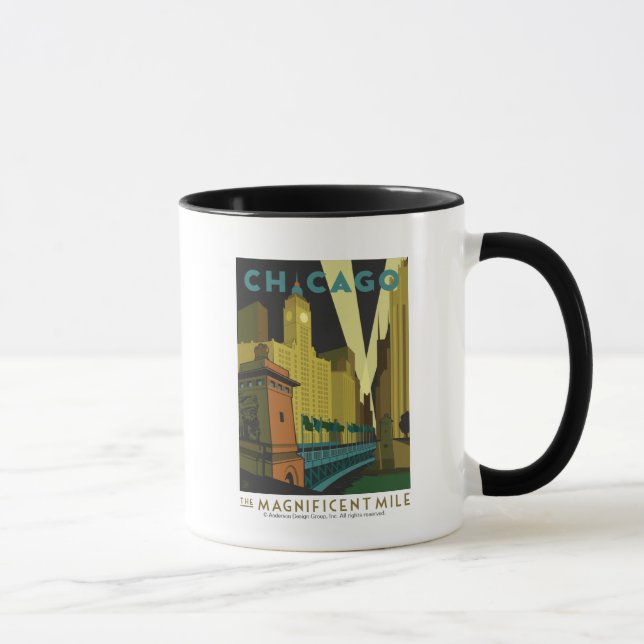 Taza Chicago, IL - La Magnífica Milla (Derecha)