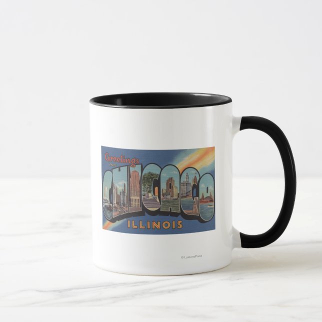 Taza Chicago, Illinois - Grandes Escenas de letras (Derecha)