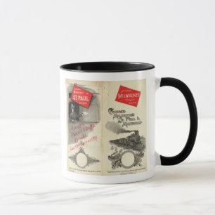 Taza Chicago Milwaukee y St Paul Railway