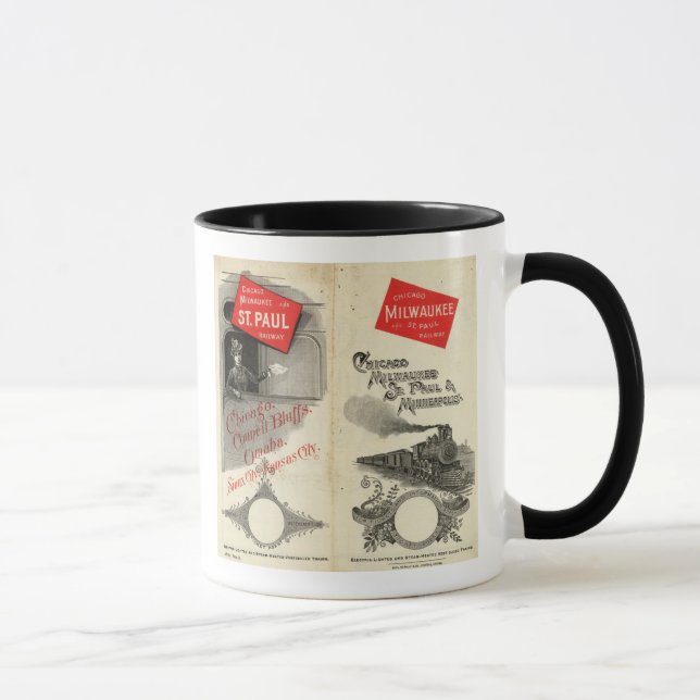 Taza Chicago Milwaukee y St Paul Railway (Derecha)
