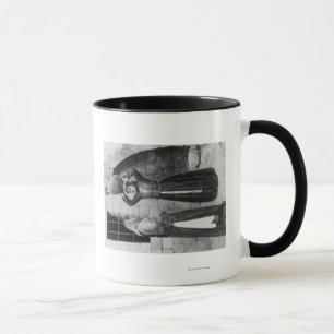 Taza Chicas cristianos con el jarro de agua en Nazaret