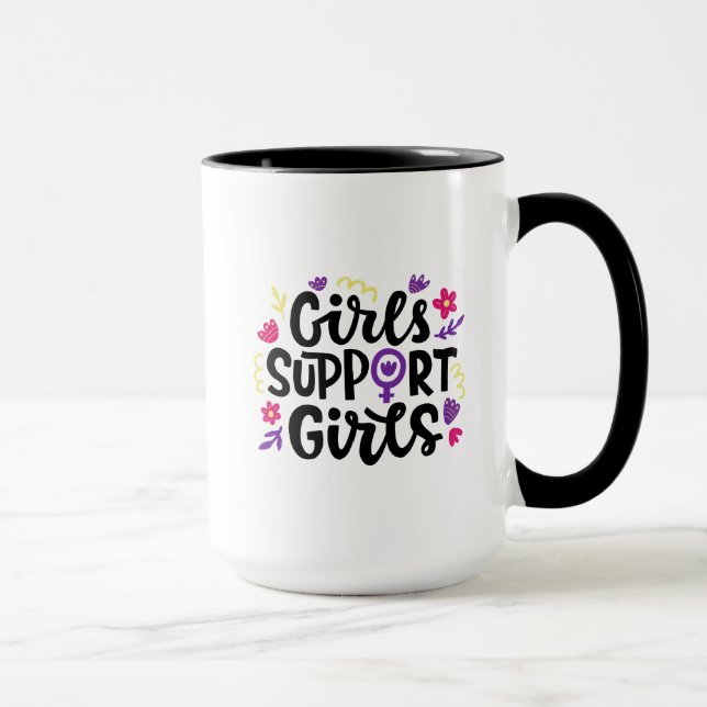 Taza Chicas de apoyo de Chicas (Derecha)