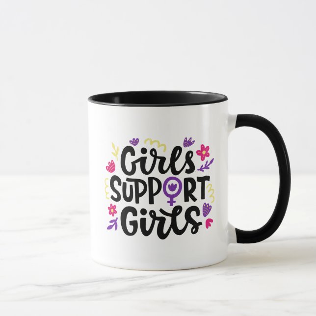 Taza Chicas de apoyo de Chicas (Derecha)