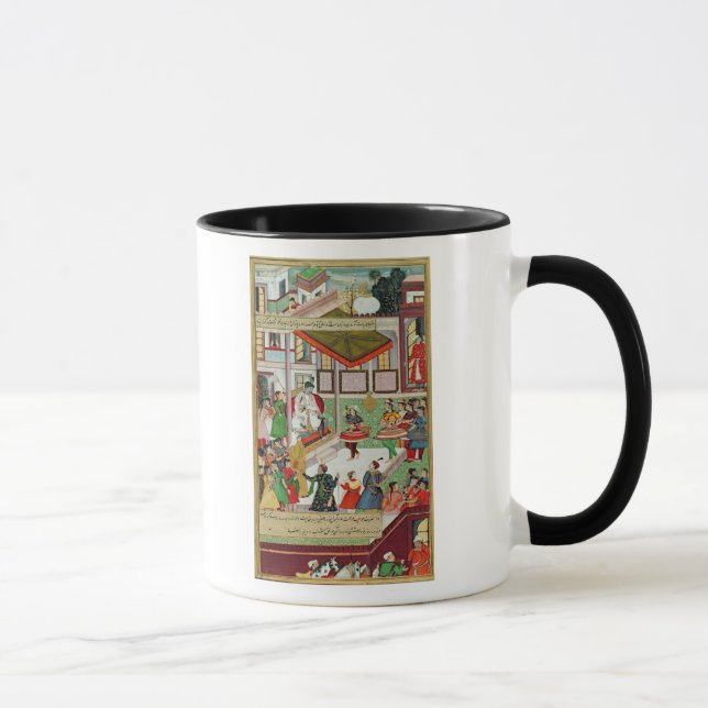 Taza Chicas de baile tomados el palacio de Baz Bahadur (Derecha)