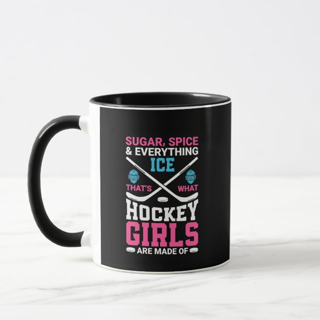 Taza Chicas de hockey sobre hielo de todo (Izquierda)