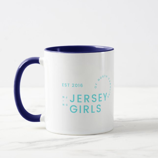 Taza Chicas de Jersey de North Carolina Beach Mug (Izquierda)