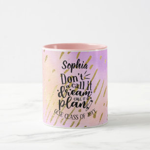 Taza Chicas Examen de éxito Mugs Citas motivacionales P