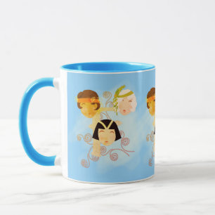 Taza Chicas flapper años veinte