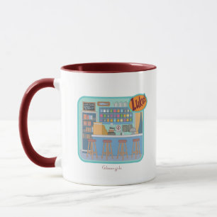 Taza Chicas Gilmore   Gráfico de Luke's Diner