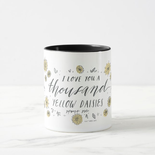 Taza Chicas Gilmore | Mil Daisies Amarillos (Centro)