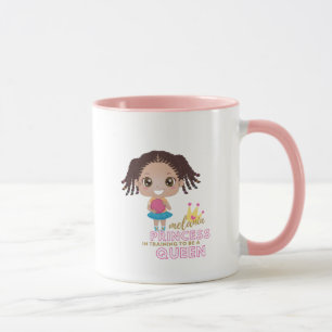 Taza Chicas MELANIN Princess En Entrenamiento Para Ser 