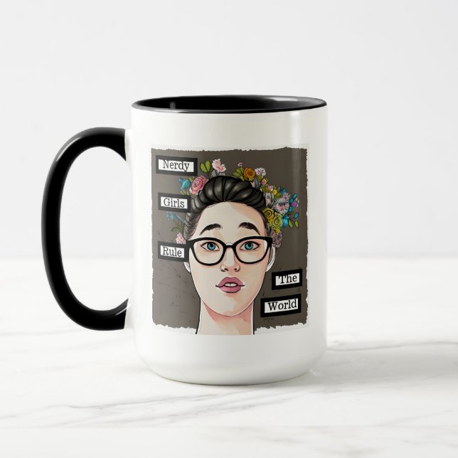 Taza Chicas nerviosos dominan el mundo (Izquierda)