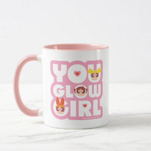 Taza Chicas poderosos: Chica brillante