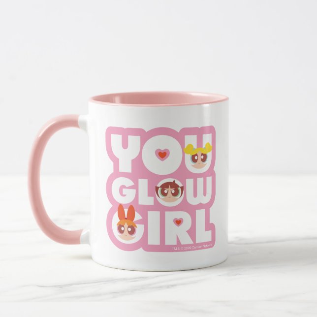 Taza Chicas poderosos: Chica brillante (Izquierda)