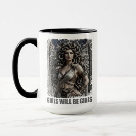 Taza Chicas Serán Chicas Gótico Medusa Feminista