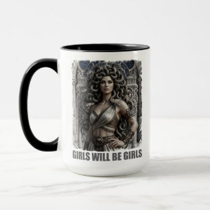 Taza Chicas Serán Chicas Gótico Medusa Feminista